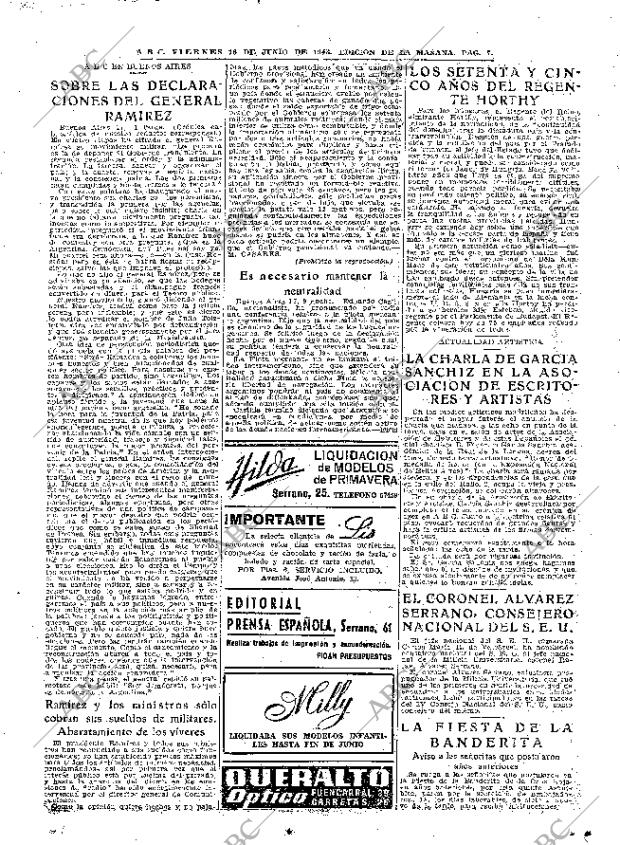 ABC MADRID 18-06-1943 página 7