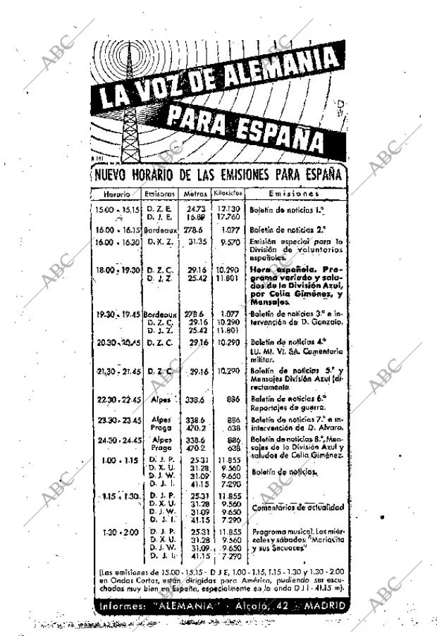 ABC MADRID 27-06-1943 página 22