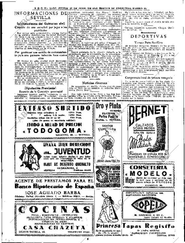 ABC SEVILLA 15-07-1943 página 11