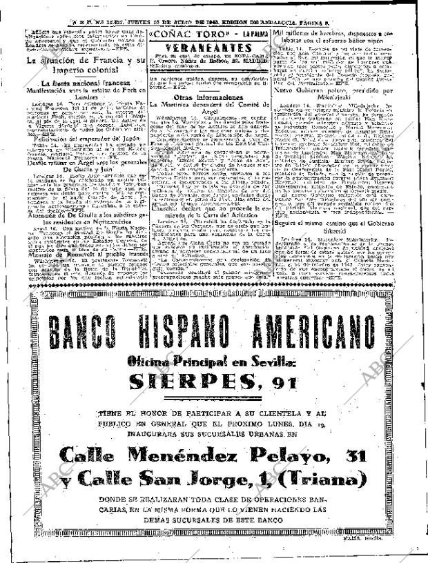 ABC SEVILLA 15-07-1943 página 6