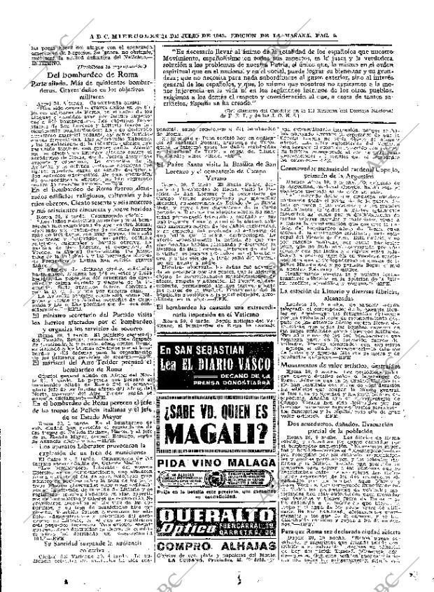 ABC MADRID 21-07-1943 página 5