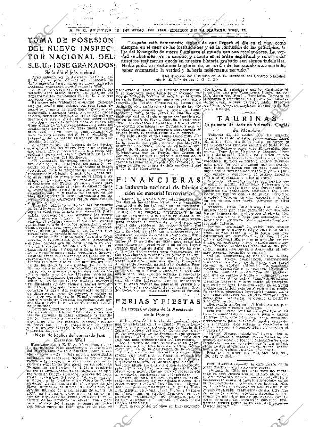 ABC MADRID 22-07-1943 página 12