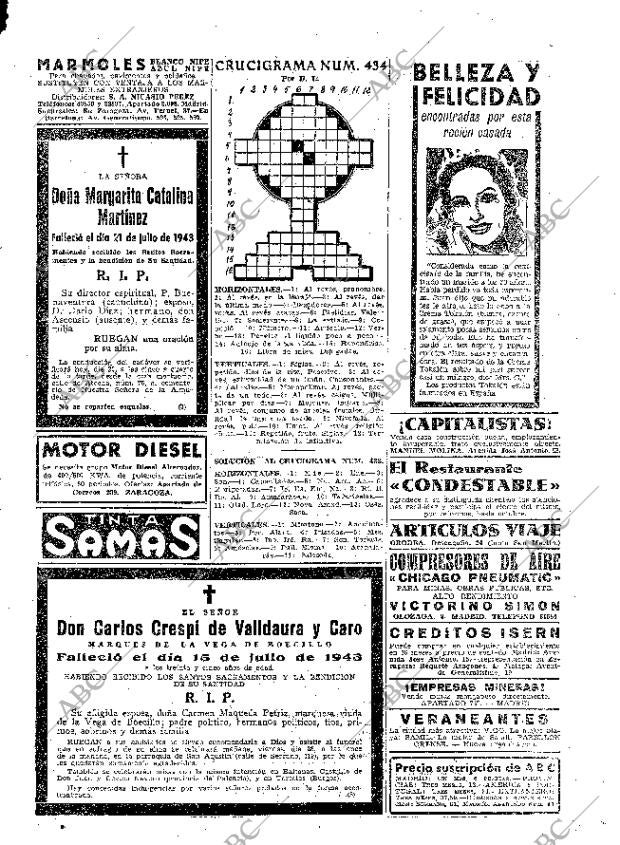 ABC MADRID 22-07-1943 página 15