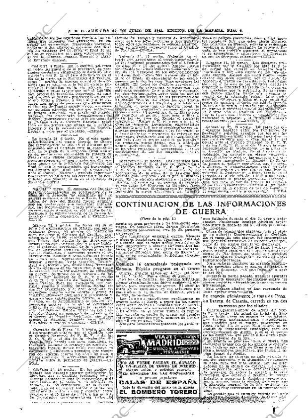 ABC MADRID 22-07-1943 página 6