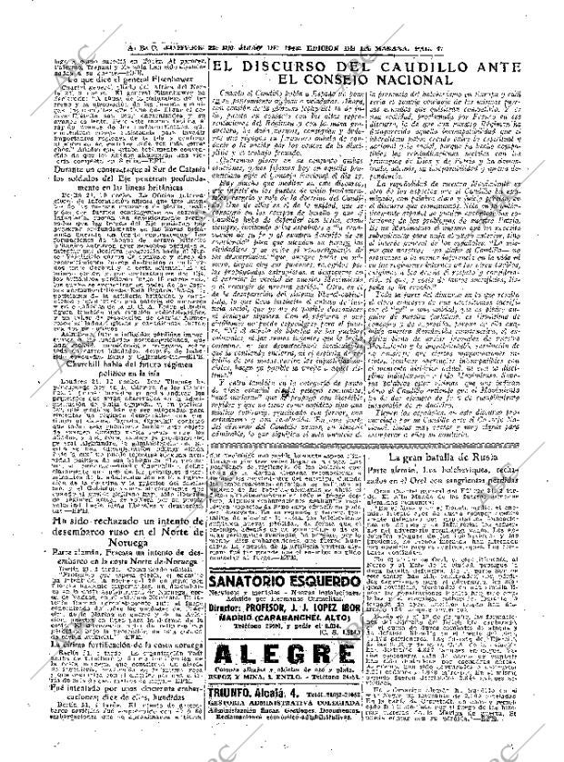 ABC MADRID 22-07-1943 página 7