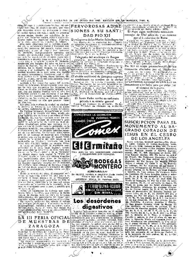 ABC MADRID 24-07-1943 página 8