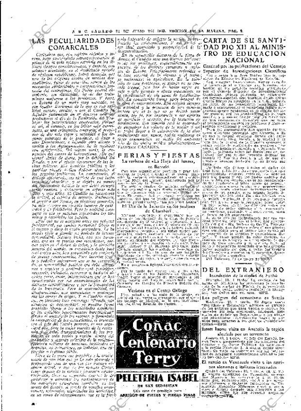 ABC MADRID 24-07-1943 página 9