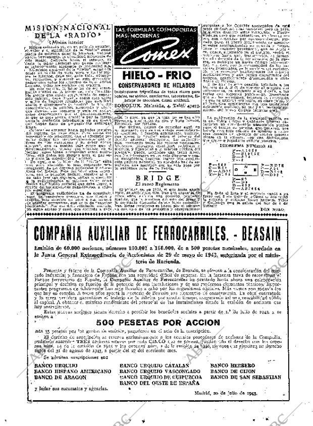 ABC MADRID 25-07-1943 página 14