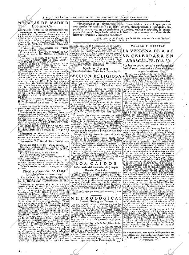 ABC MADRID 25-07-1943 página 24
