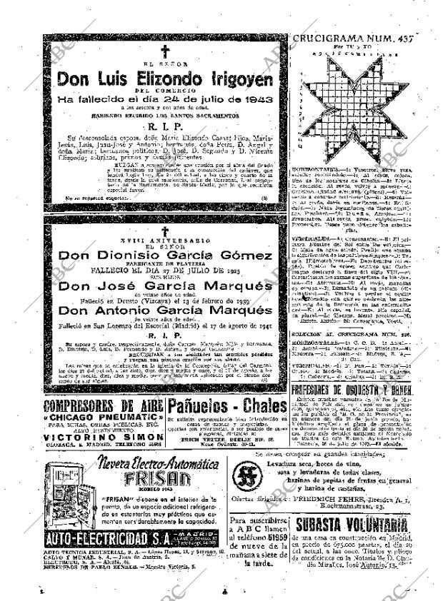 ABC MADRID 25-07-1943 página 28