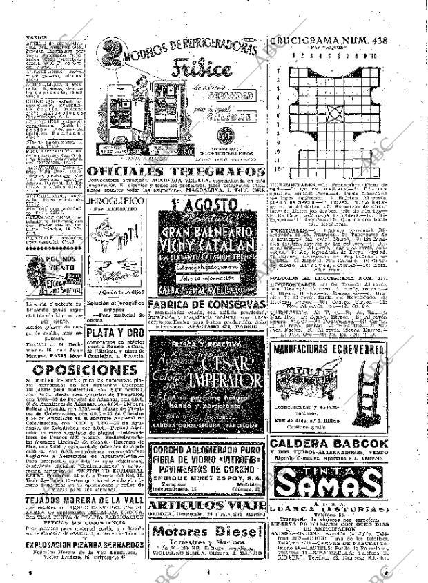 ABC MADRID 27-07-1943 página 16