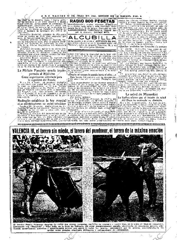 ABC MADRID 27-07-1943 página 6