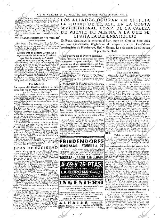 ABC MADRID 27-07-1943 página 9