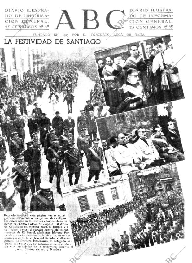 ABC MADRID 28-07-1943 página 1