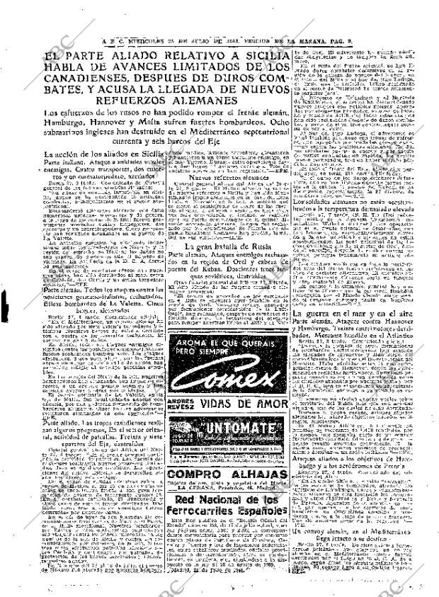 ABC MADRID 28-07-1943 página 9