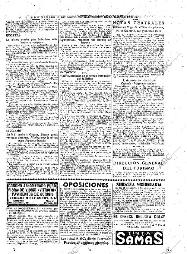 ABC MADRID 10-08-1943 página 16