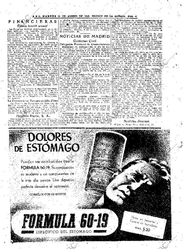 ABC MADRID 10-08-1943 página 4