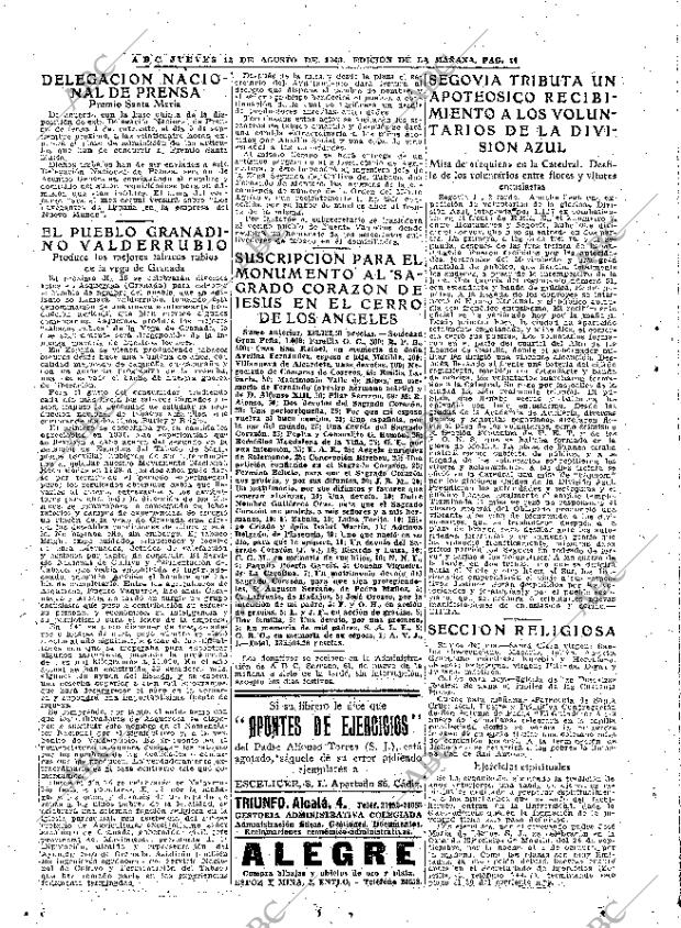 ABC MADRID 12-08-1943 página 10