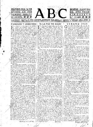 ABC MADRID 14-08-1943 página 3