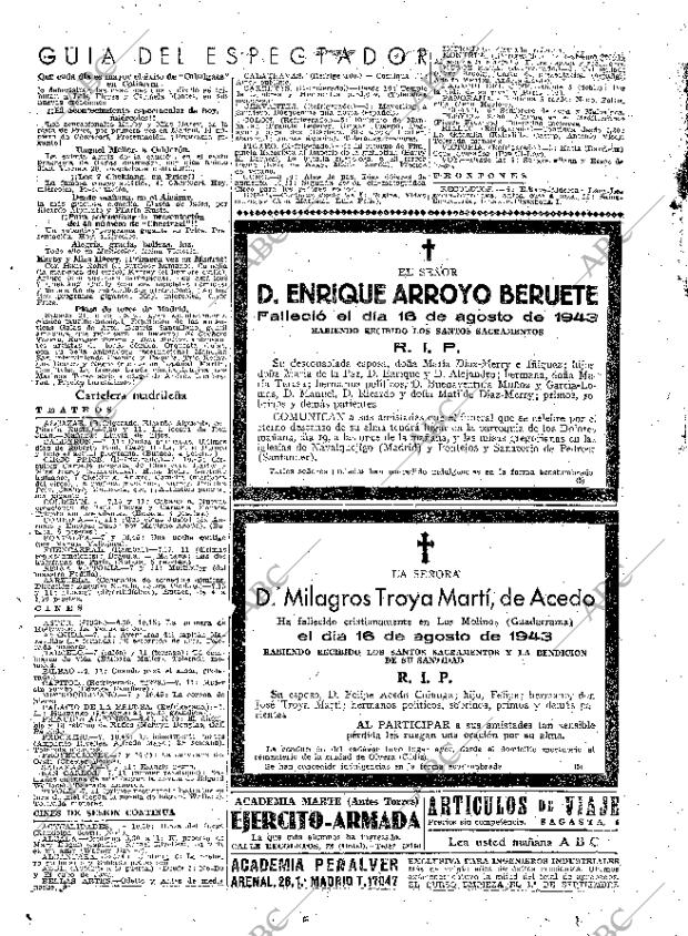 ABC MADRID 18-08-1943 página 2