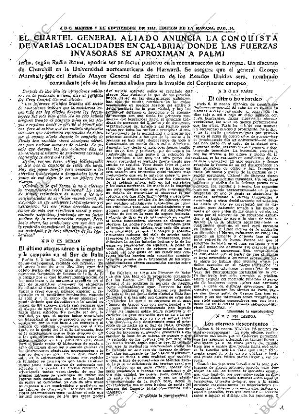 ABC MADRID 07-09-1943 página 14