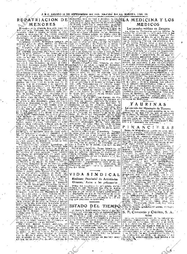 ABC MADRID 11-09-1943 página 14