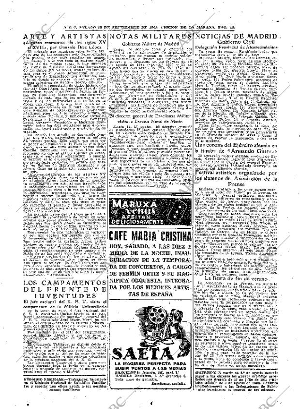 ABC MADRID 18-09-1943 página 14