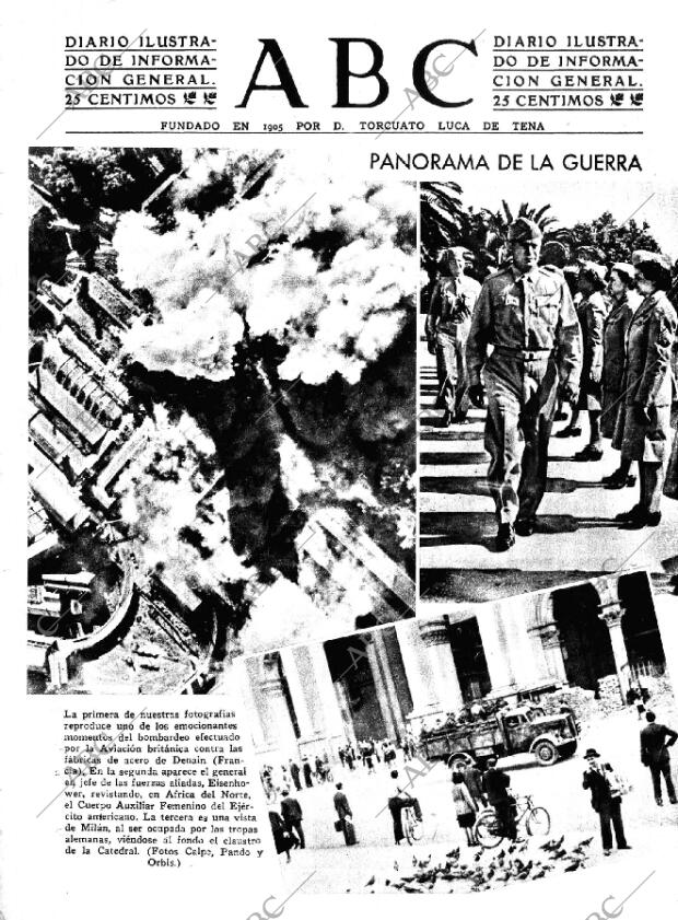 ABC MADRID 23-09-1943 página 1