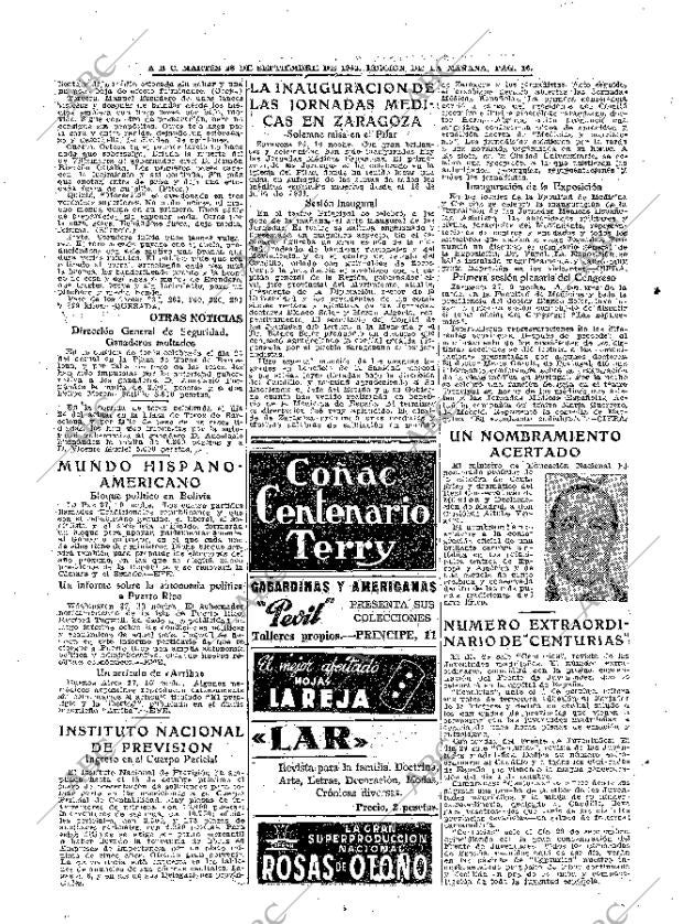 ABC MADRID 28-09-1943 página 16
