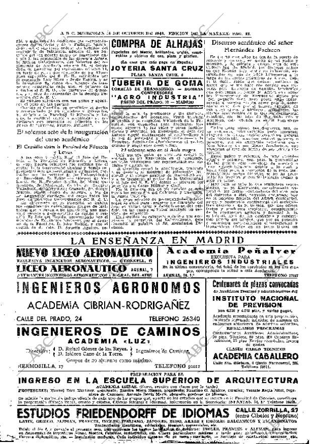 ABC MADRID 13-10-1943 página 12