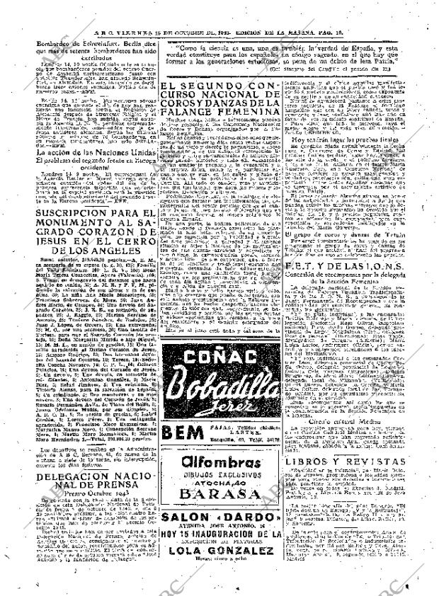ABC MADRID 15-10-1943 página 10