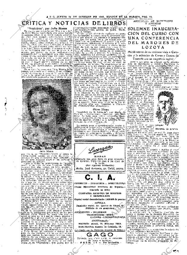 ABC MADRID 21-10-1943 página 11