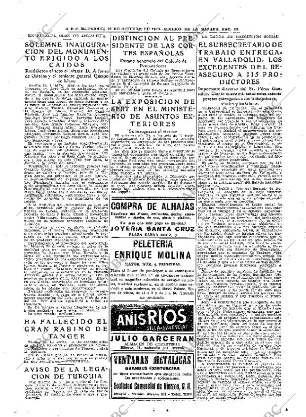 ABC MADRID 27-10-1943 página 10