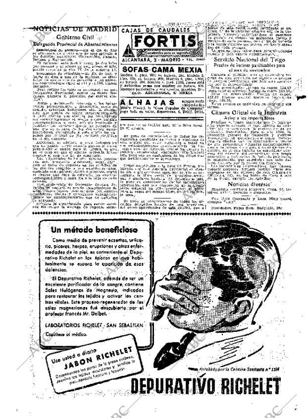 ABC MADRID 27-10-1943 página 6