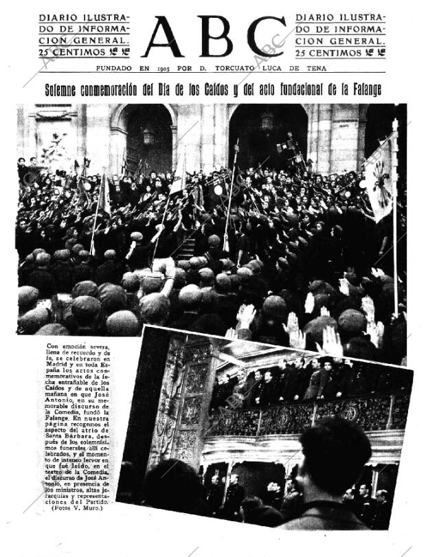 ABC MADRID 30-10-1943 página 1