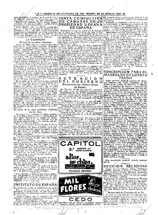 ABC MADRID 30-10-1943 página 12
