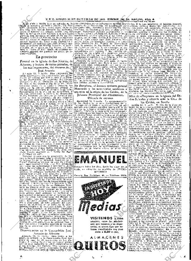 ABC MADRID 30-10-1943 página 9