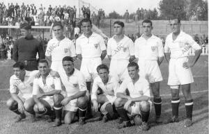 El equipo del Sevilla con los Nuevos Jugadores