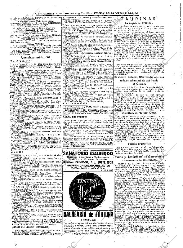ABC MADRID 02-11-1943 página 26
