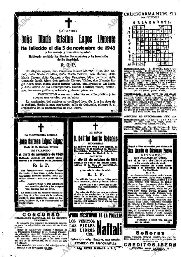 ABC MADRID 06-11-1943 página 30