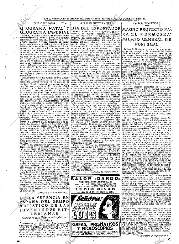 ABC MADRID 10-11-1943 página 13