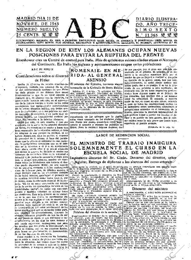 ABC MADRID 11-11-1943 página 7