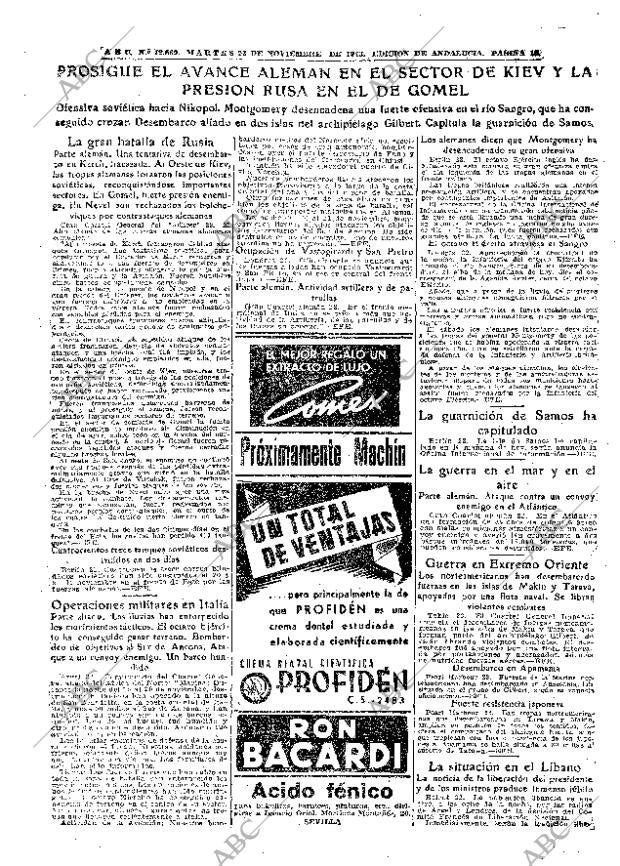 ABC SEVILLA 23-11-1943 página 13