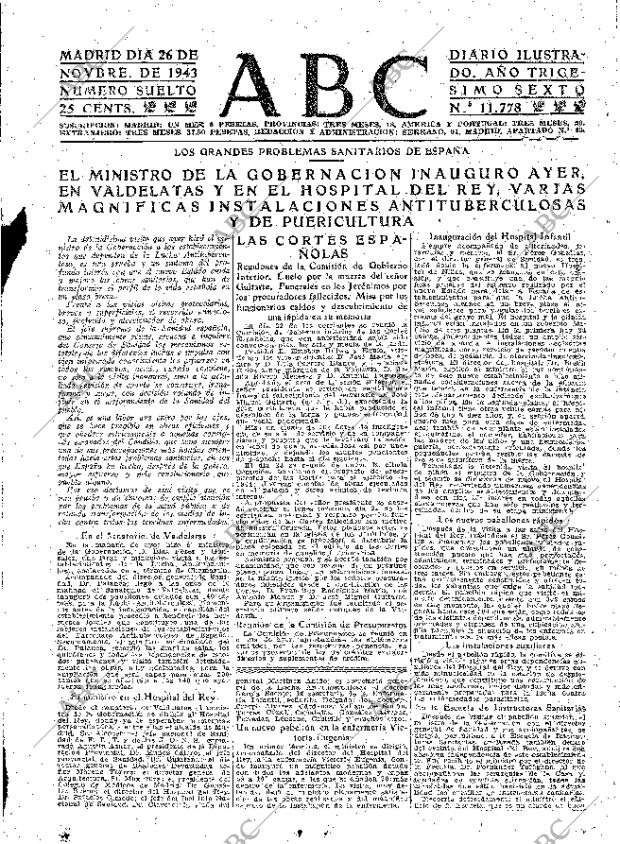 ABC MADRID 26-11-1943 página 7
