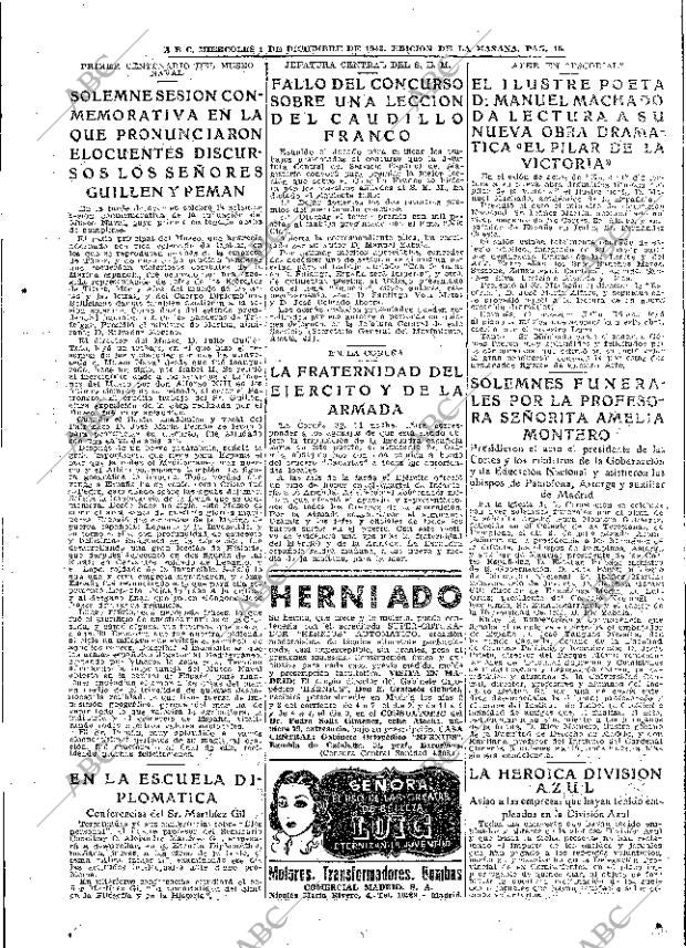 ABC MADRID 01-12-1943 página 15