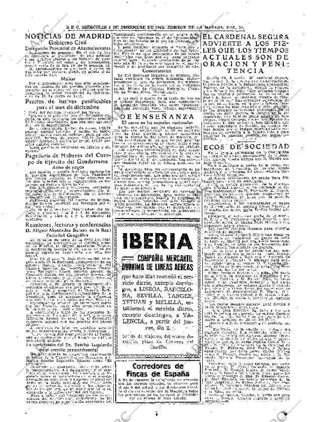 ABC MADRID 01-12-1943 página 20