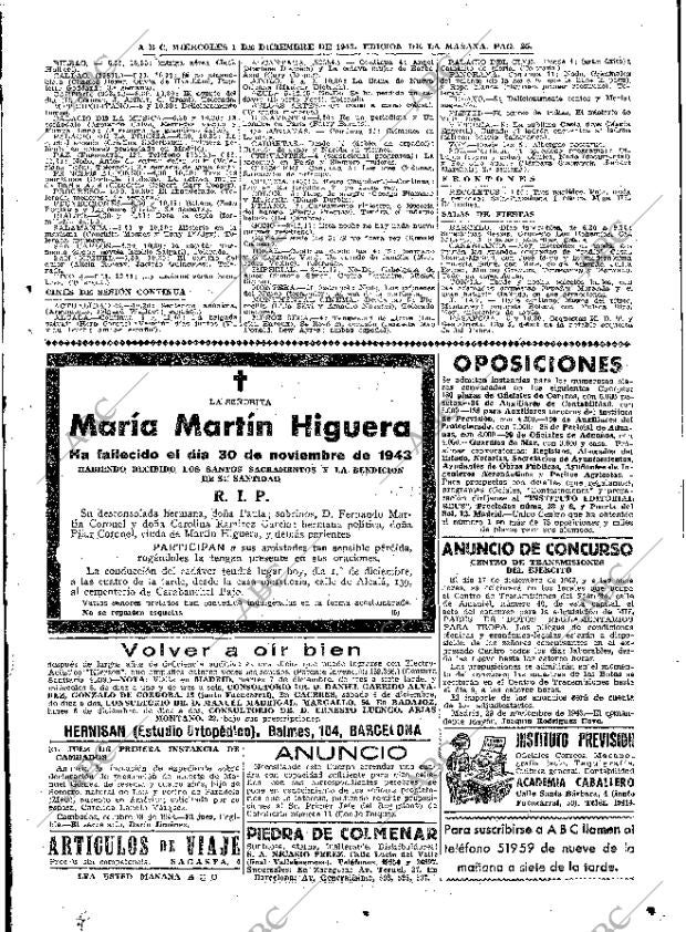 ABC MADRID 01-12-1943 página 25