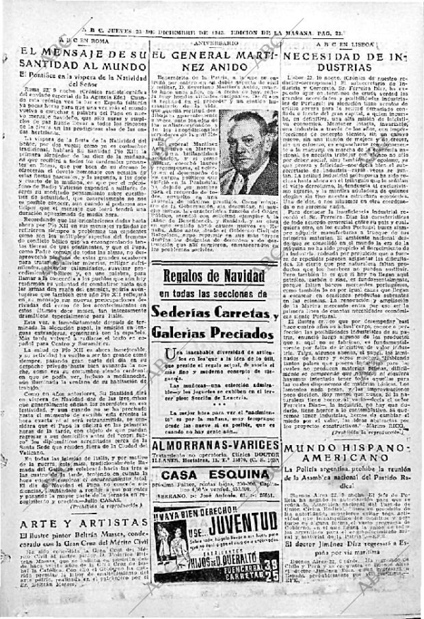 ABC MADRID 23-12-1943 página 23