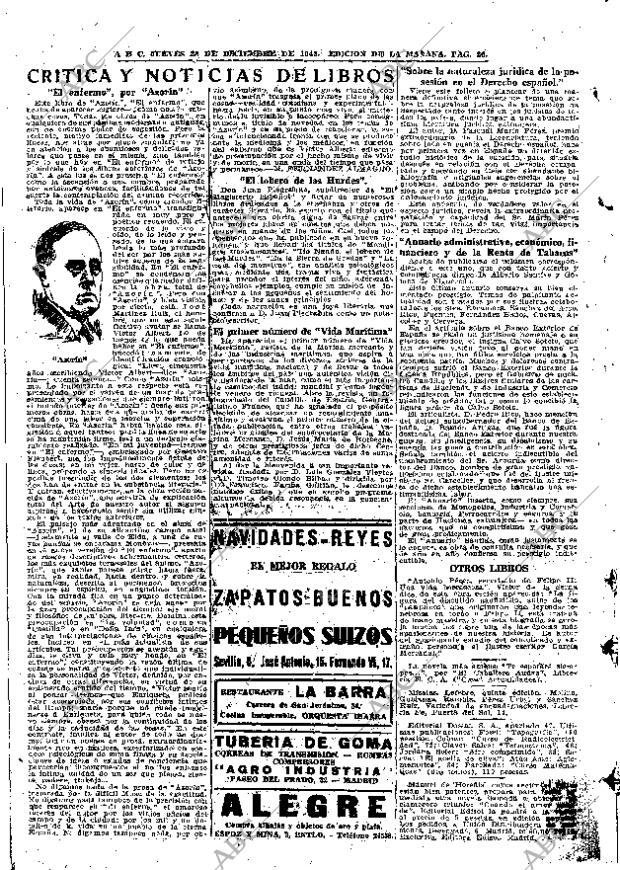 ABC MADRID 23-12-1943 página 26