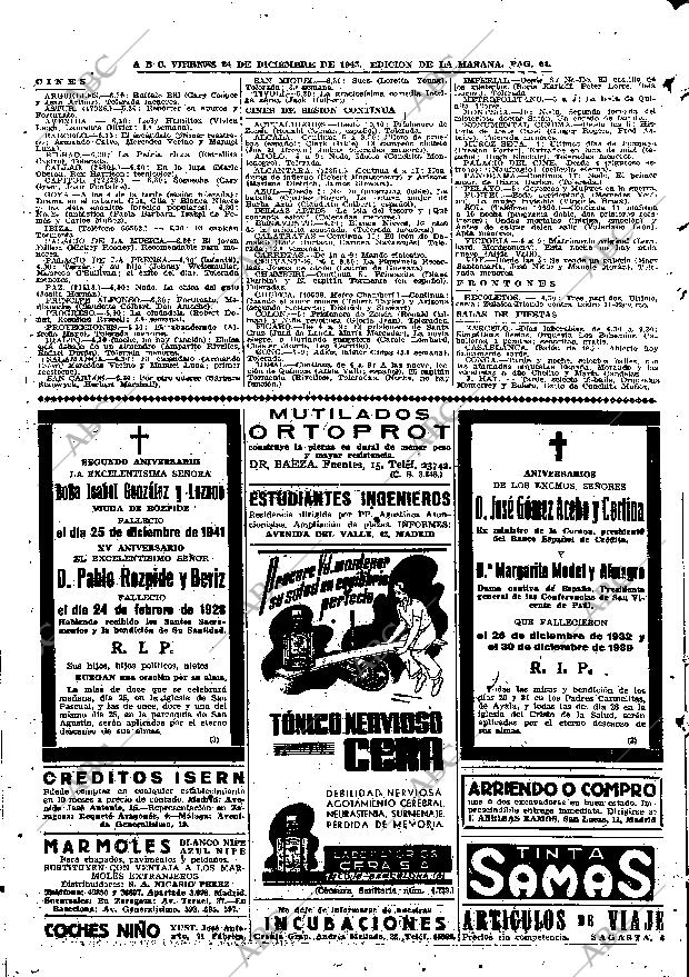 ABC MADRID 24-12-1943 página 64